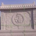 衡水 芝麻白花岗岩屏风，照壁，影壁