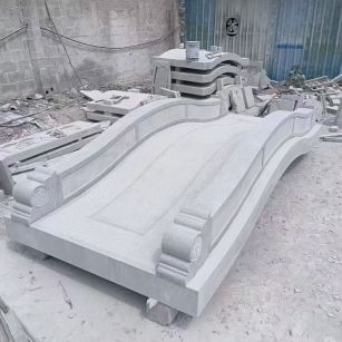 衡水 芝麻灰花岗岩园林景观 小石桥