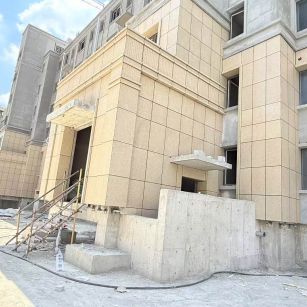 衡水 黄金麻干挂，工地实拍