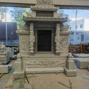 衡水 芝麻灰高档墓碑、土墓，一套也支持定做