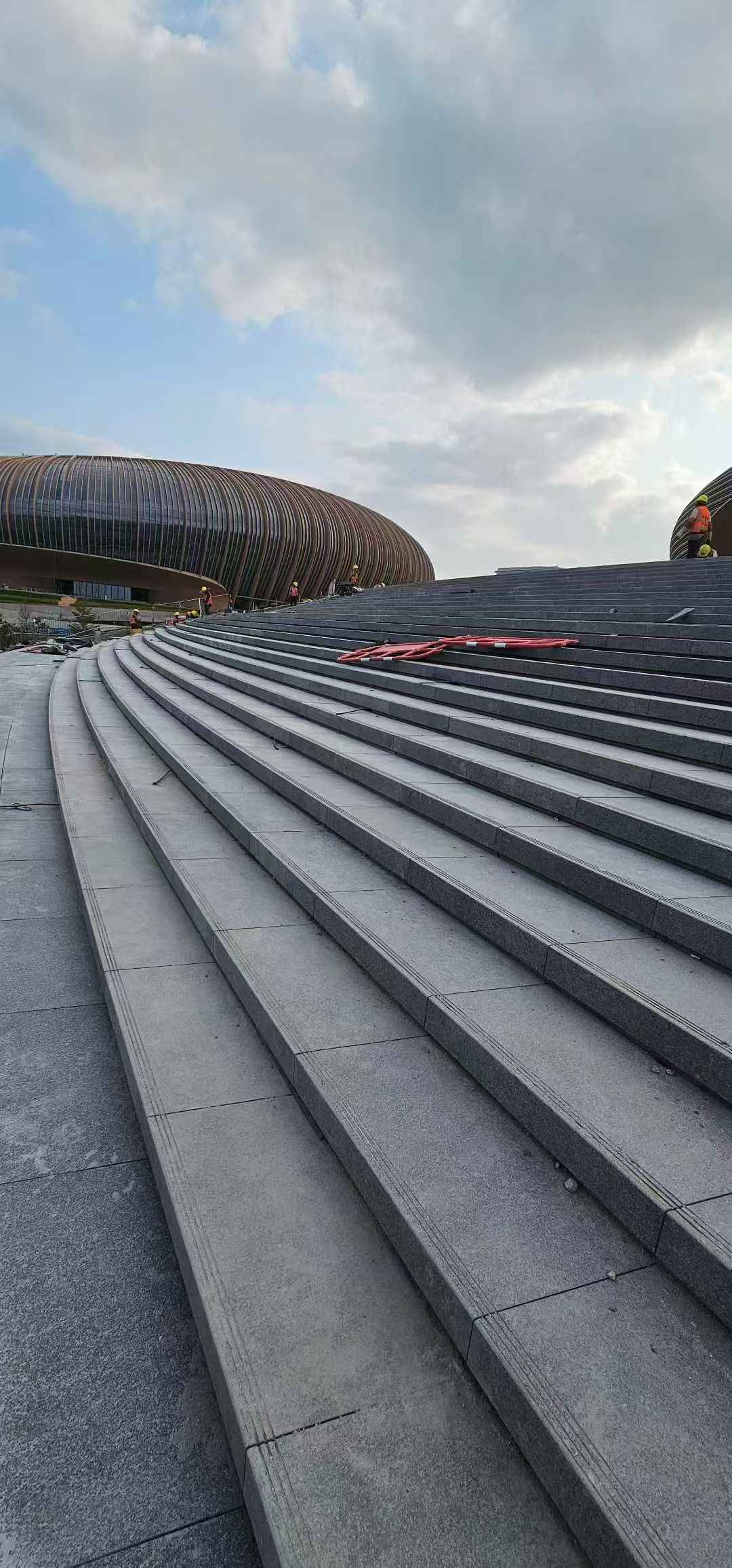 衡水 弧形整石台阶铺装效果图