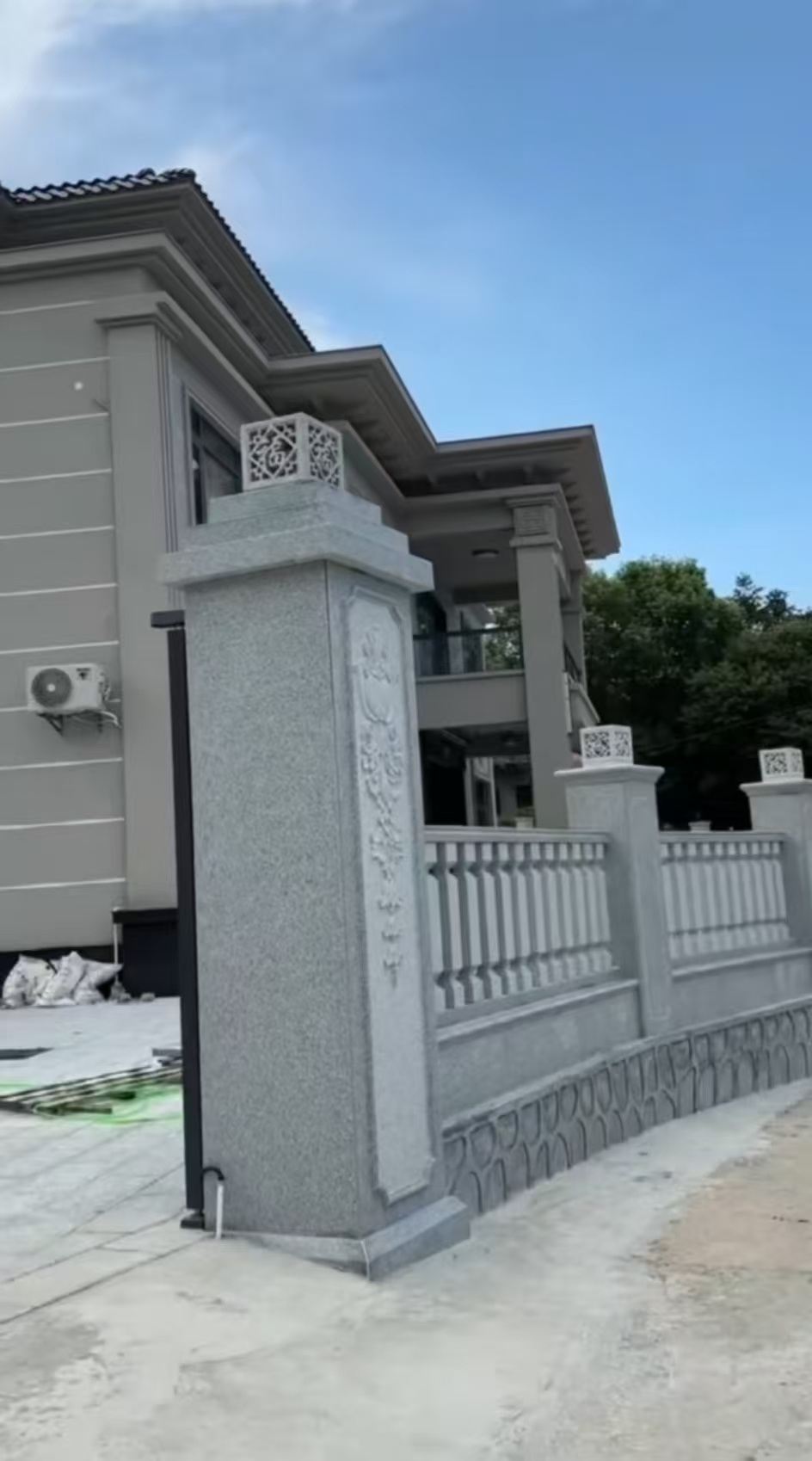 衡水 芝麻白别墅围墙栏杆，私人订制