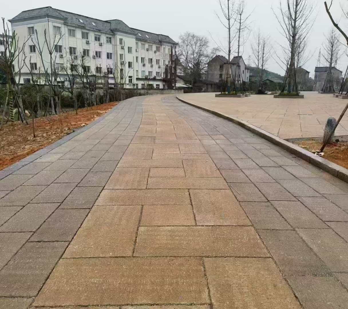 衡水仿古石铺装效果