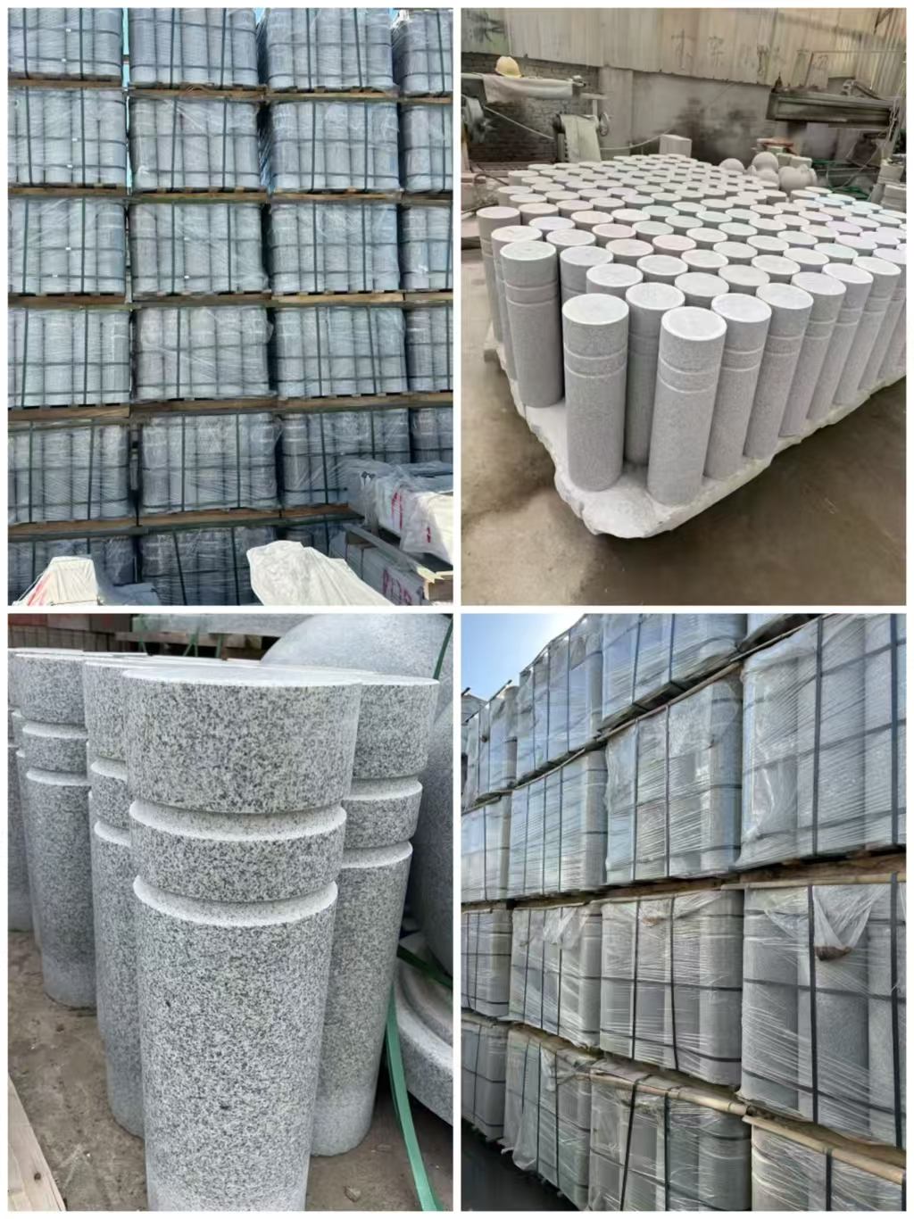 衡水 芝麻白花岗岩挡车柱、隔离柱多少钱