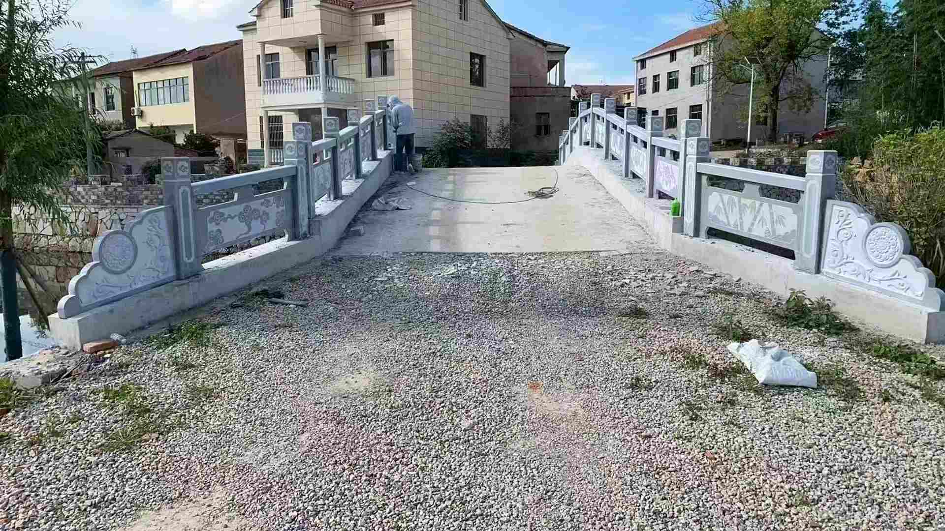 衡水 芝麻灰花岗岩桥栏杆